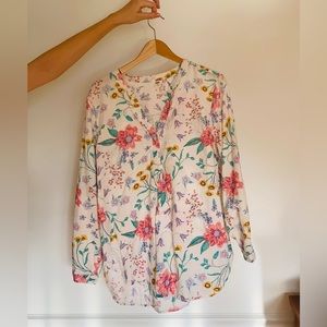 Flower Pattern Blouse